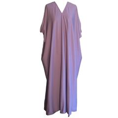 Halston IV 1970s Lavender Purple Kaftan Dress