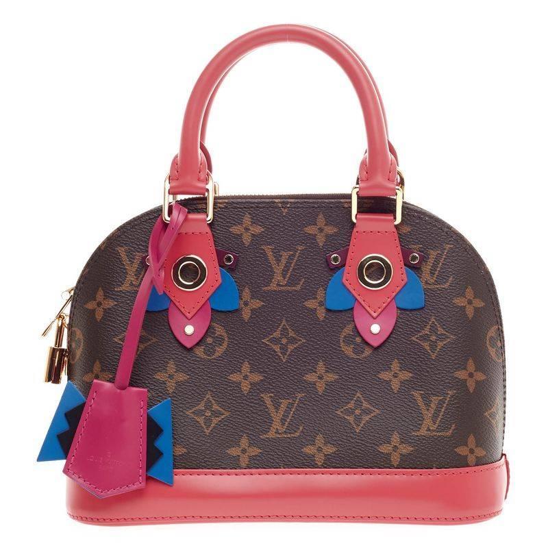 Louis Vuitton Alma GM Vernis Rose Grenadine