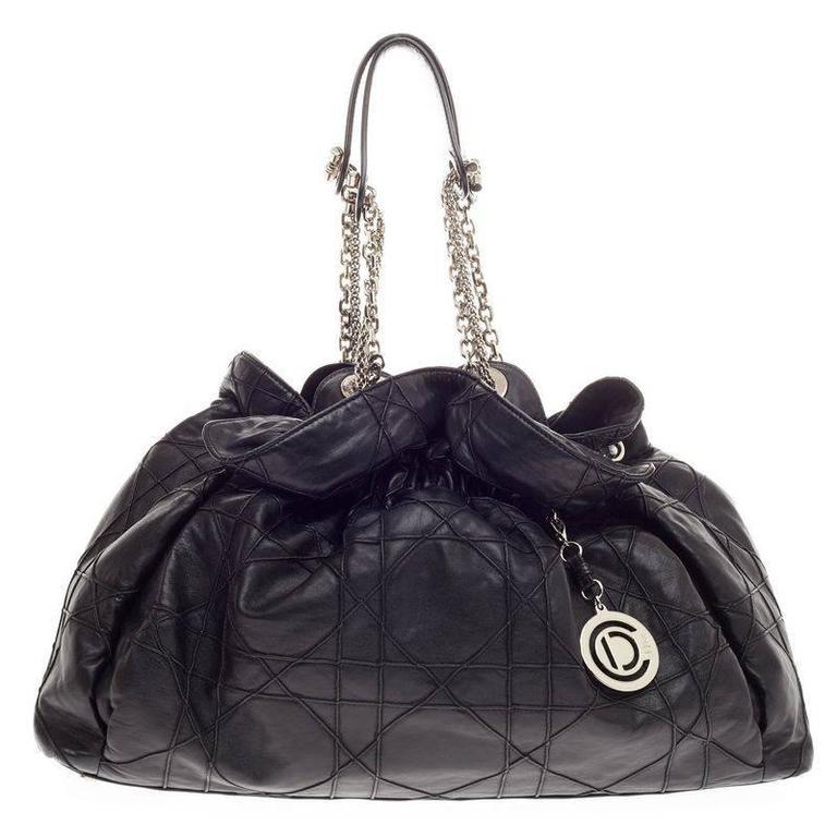Christian Dior Le Trente Bag Cannage Quilt Leather at 1stDibs ...