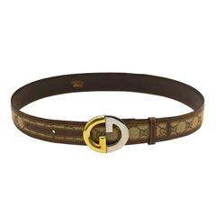 1970s Gucci Monogram Belt 5