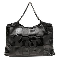 Chanel Black Leather Brooklyn Cabas Tote