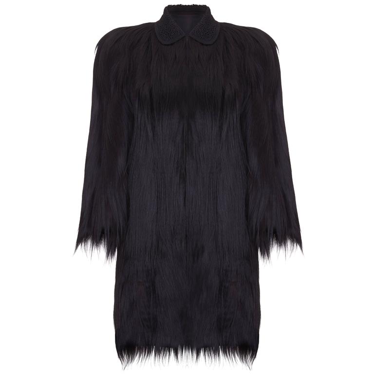 1940s Colobus Monkey Black Fur Coat at 1stDibs | colobus monkey fur ...