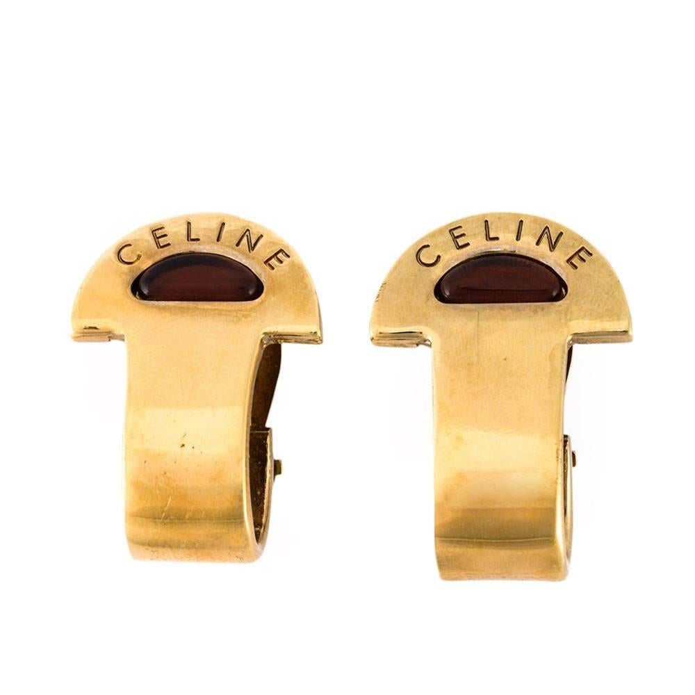 Celine Vintage Clip-on Earrings