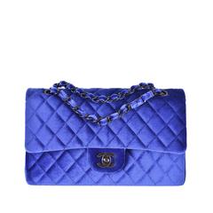 Limited Chanel Velvet Classic Flap Medium New Supermarket collection JaneFinds