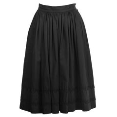 1970's Yves Saint Laurent YSL Dirnl Skirt with RickRack Detailing