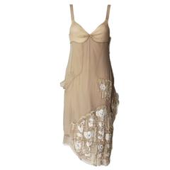 Dolce and Gabbana Fringe and Lace Flapper Dress in 