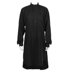 1980's Plantation/Issey Miyake Black Tunic Dress 1