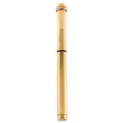 Cartier Gold Must De Carter Trinity Ring Cap Men's Ballpoint Pen in Box 
