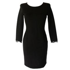 Gorgeous Emilio Pucci Black Panel Lace Dress