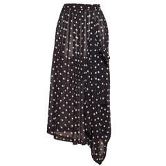 Retro Comme des Garcons Polka Dots Skirt circa 80s