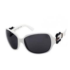 Fendi White Framed Buckle Sunglasses