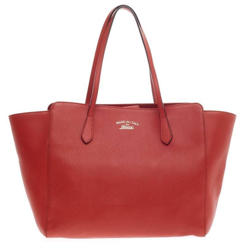 Gucci Swing Tote Leather Medium