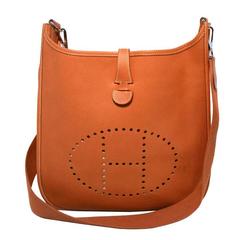 Hermes Natural Tan Epsom Leather Evelyn I PM Shoulder Bag