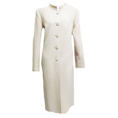 Used Algo Ivory Cashmere Coat