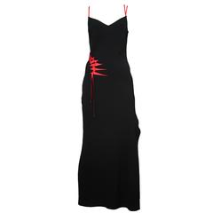 John Galliano Bias Ribbon Gown