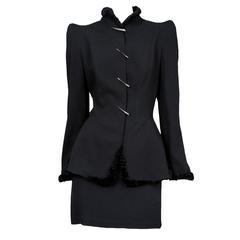 Thierry Mugler Black Sword Suit 