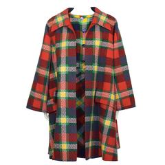 1980's Valentino Plaid Three Piece Ensemble 9