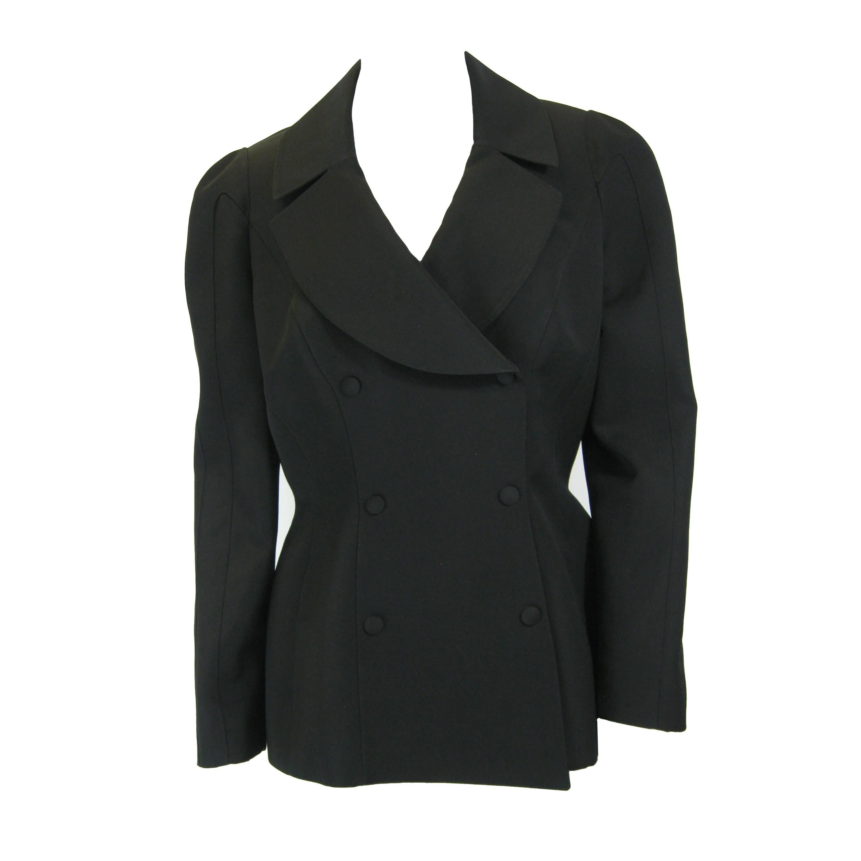 Thierry Mugler Black Suit Jacket