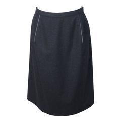 Isabel Toledo Tropical Wool Skirt