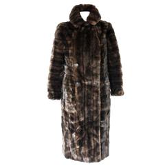 Stunning Gucci Tom Ford Iconic Fall 1996 Faux Sable Fur Coat
