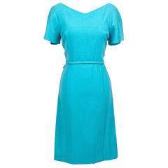 Pauline Trigere Blue Vintage Dress John Doyle Bishop Seattle 1960s 7