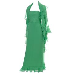 Wayne Clark Silk Chiffon Dress and Shawl Harriet Kassman Boutique Washington 11