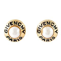 Givenchy Pearl Clip-on Earrings