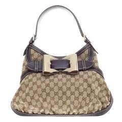 Gucci Queen Hobo GG Canvas Medium