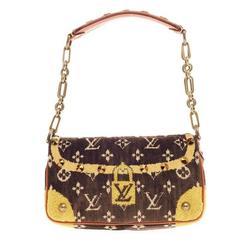 2004 Louis Vuitton Rare Rose Monogram Theda PM Swarovski Strass Handbag For  Sale at 1stDibs