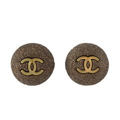 Chanel Logo Disc Clip-on Earrings 4