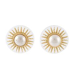 Chanel Sun Clip-on Earrings 7