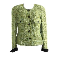 Chanel Wool Jacket Tailleur Lime - Jade