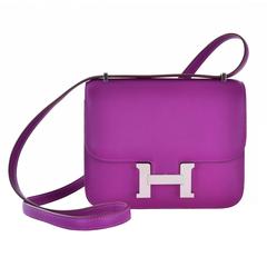 Hermes Mini Constance 18cm Anemone Swift Palladium Hardware JaneFinds 3