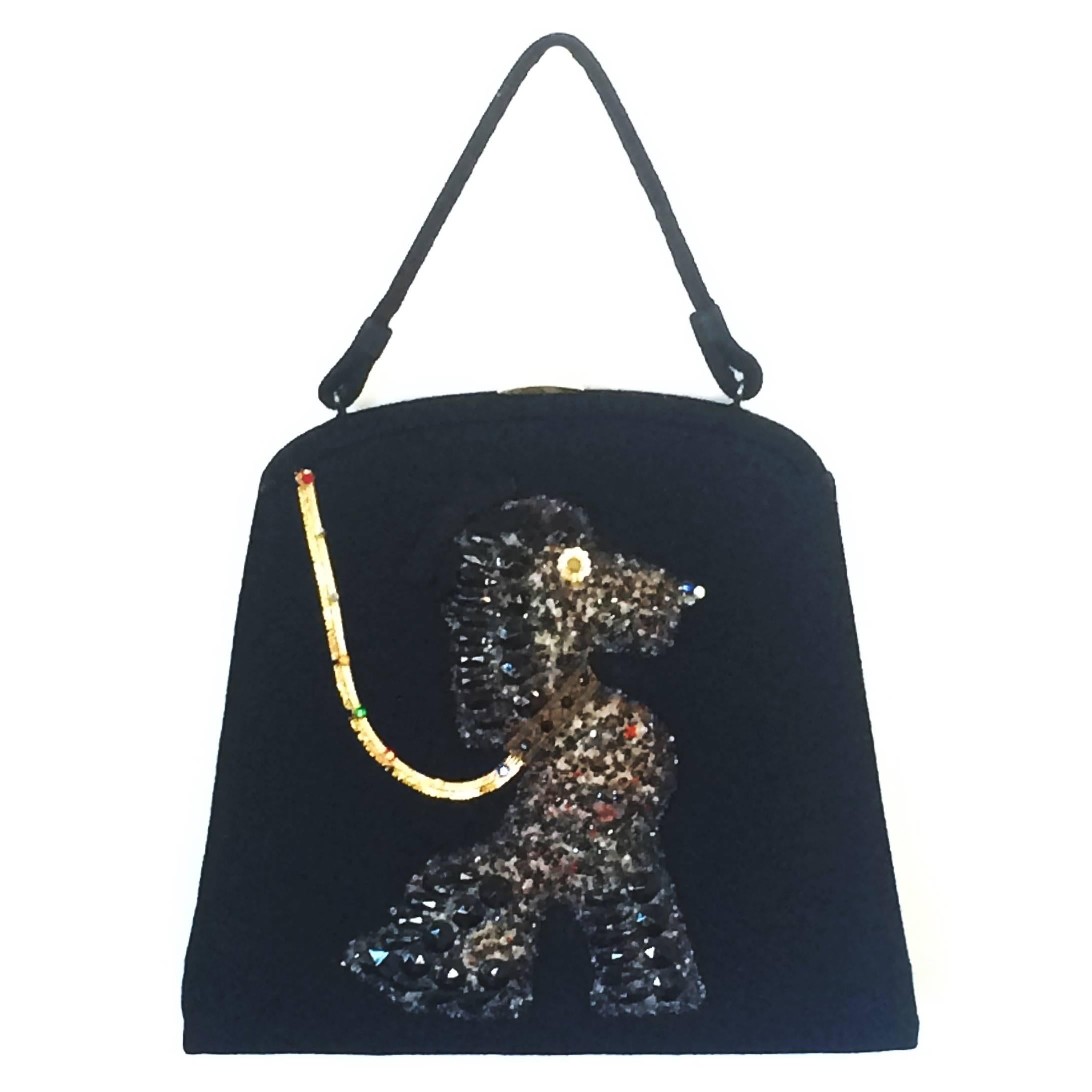 1940s Poodle handbag by Soure New York