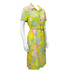 1970's Ken Scott Floral Pastel Daydress