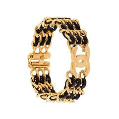 Chanel Woven Logo Bracelet