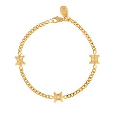 Celine Logo Charm Bracelet