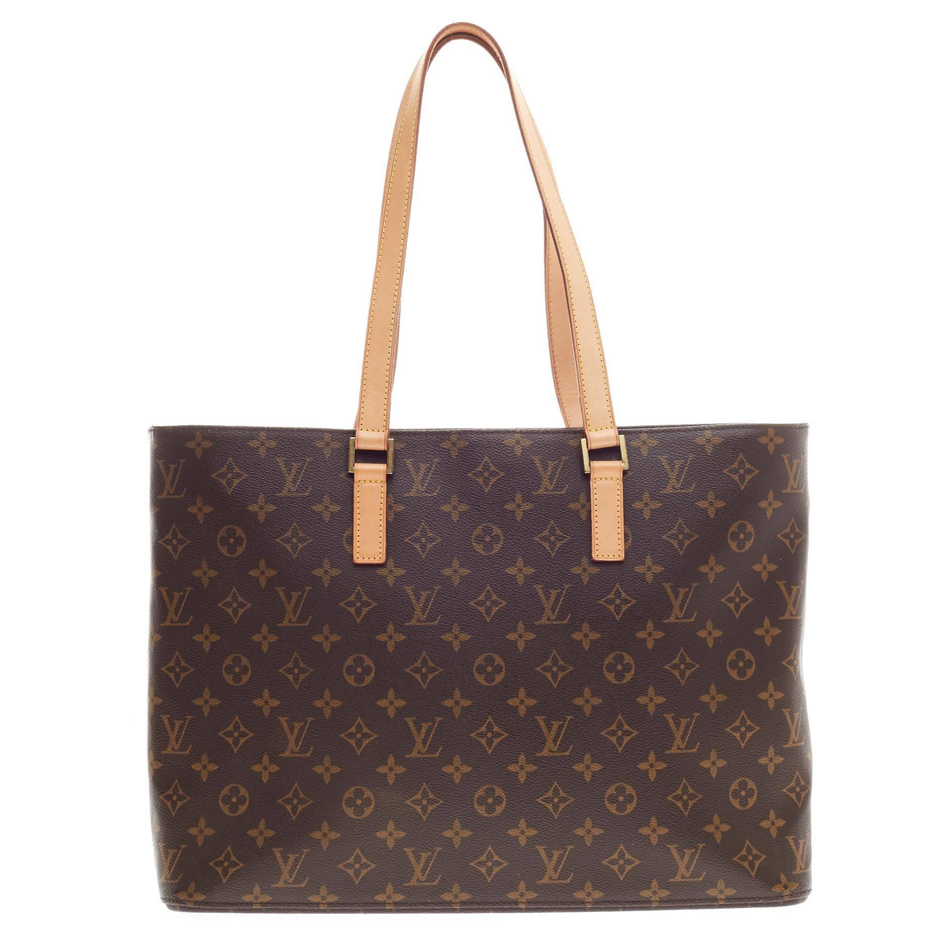 Louis Vuitton Luco Tote Monogramm Segeltuch