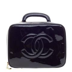 Chanel CC Strap Cosmetic Case Patent