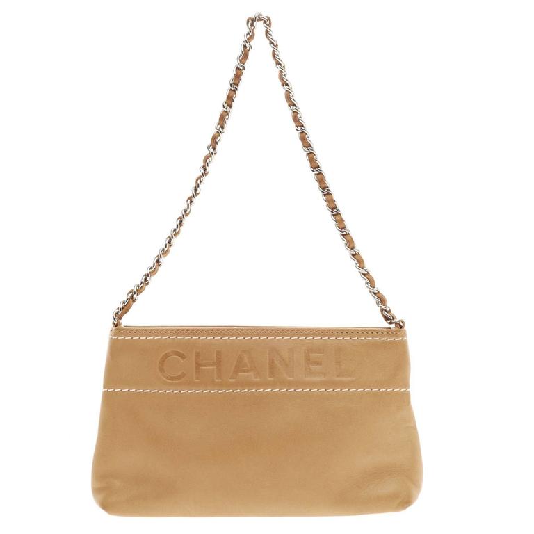 Chanel Lax Pochette Leather at 1stDibs