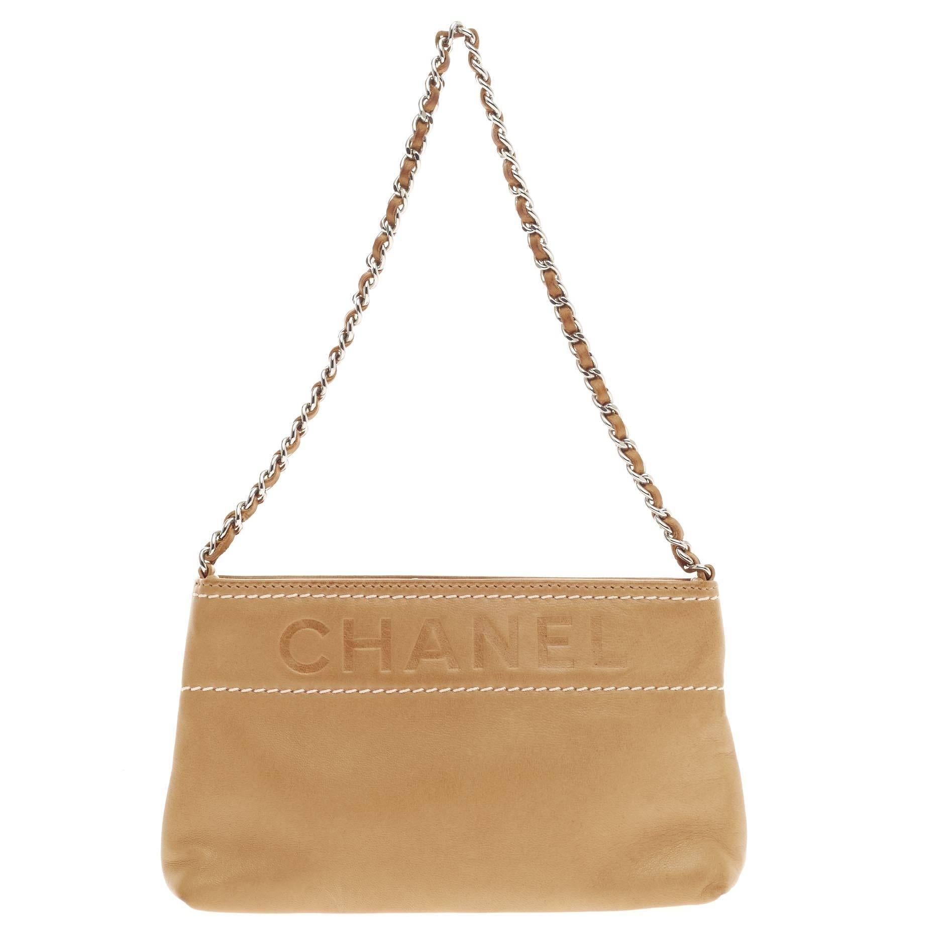 Chanel Lax Pochette Leather