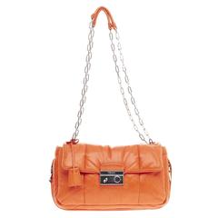 Prada Bomber Chain Flap Bag Nappa Leather Medium