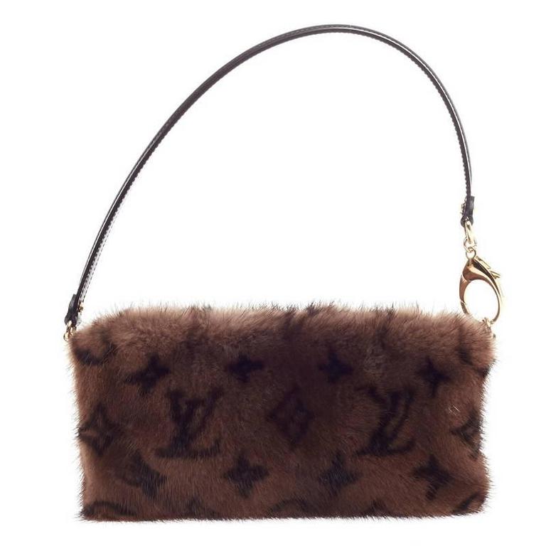 Louis Vuitton Milla Pochette Vision Mink MM at 1stdibs