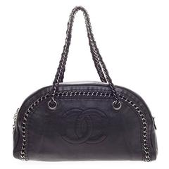 Chanel Luxe Ligne Bowler Leather Medium