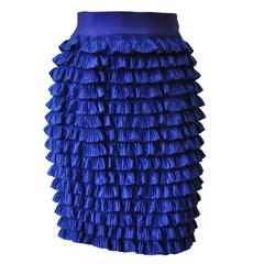 Gianni Versace Couture Ruffle Tier Pencil Skirt 2
