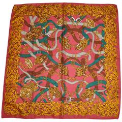 Multi-Color Silk "Riding Gear" Scarf 3