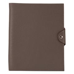 Hermes Notebooks Leather Couverture Ulysse  Grey 2015