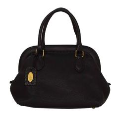 Fendi Black Selleria Leather 'Adelle' Bag GHW