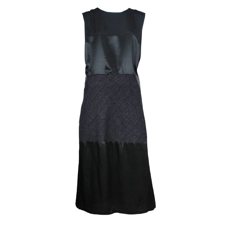Maison Martin Margiela Artisanal Satin and Wool Panel Dress 2002 For Sale at 1stDibs | margiela 2002 Maison Martin Margiela Artisanal Satin and Wool Panel Dress 2002 For Sale at 1stDibs | margiela 2002