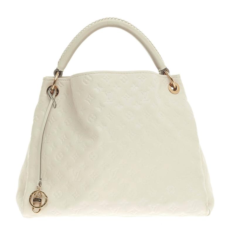 louis vuitton artsy handbolsa monogram empreinte leather mm